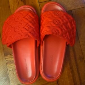 Talulah velcro designer inspired slide